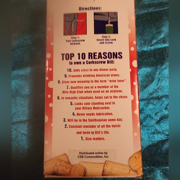 Brand new Corkscrew Bill wine opener. - Picture 4 of 5